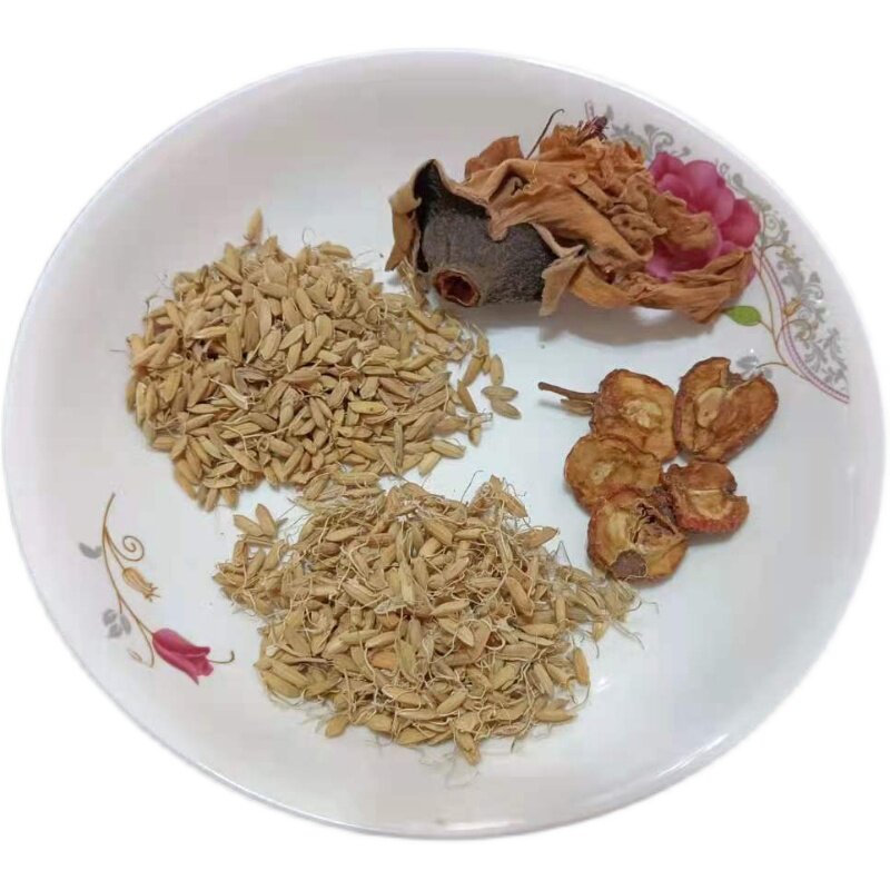 四星汤 木绵花炒山楂谷芽麦芽材料消积食祛湿健脾小儿开胃消食茶