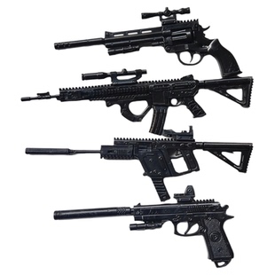 新款三角洲拼装枪模型盲盒军事武器塑料DIY可拆卸组装男孩子礼物