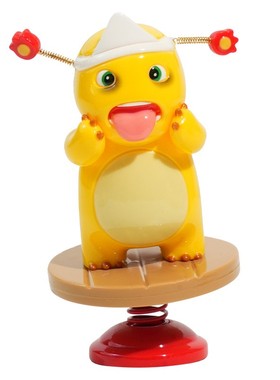 奶龙美术画画歌手摇摇乐摆件头盔骑行电动车木鱼电脑桌学生礼物