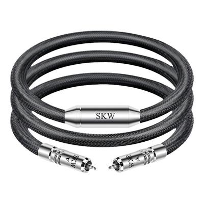 skw旗舰高端纯银RCA线数字同轴线