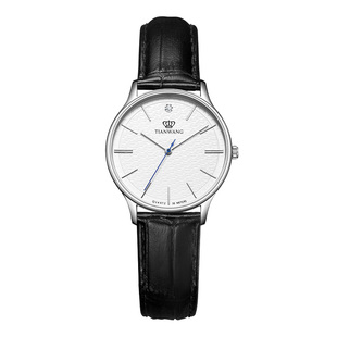 天王官方正品男女士手表简约皮带石英手表男女款31331 新年礼物