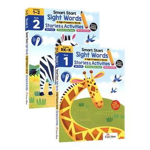 点读版 Evan Moor Smart Start Sight Words 1-2高频词 High Frequency Words 美国加州聪慧系列高频词 幼儿园至小学2年级送音频