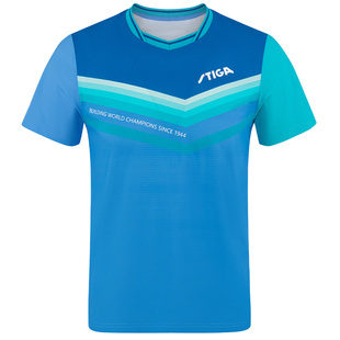 STIGA斯蒂卡乒乓球服夏季速干乒乓球运动短袖2025新款比赛训练服