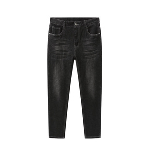 【秋冬新品】斯得雅男牛仔裤秋冬直筒修身长裤手工擦色小脚裤子