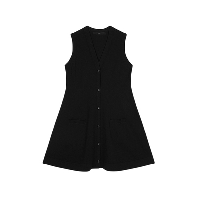 【早春上新】JNBY/江南布衣春夏毛衫连衣裙无袖V领5P4G10560