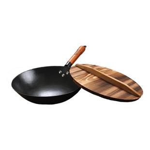 中福极轻龟纹古法铸铁锅生铁锅炒锅无涂层陆川铁锅官方旗舰店正品