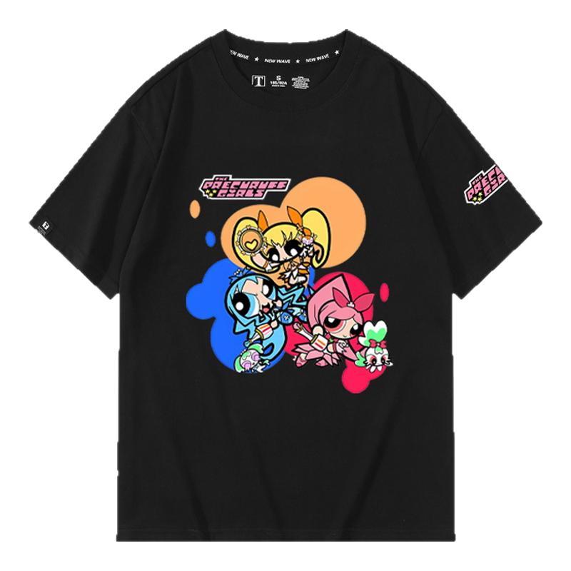 休闲宽松纯棉情侣短袖