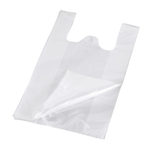 手提塑料袋食品袋一次性外卖打包袋黑红白色方便袋商用背心袋定制