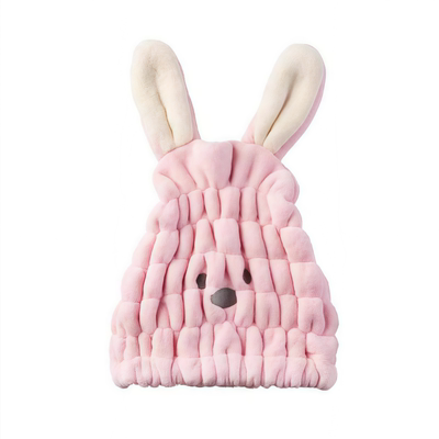 干发帽儿童女童可爱超强吸水包头巾速干毛巾宝宝婴儿卡通洗头浴帽