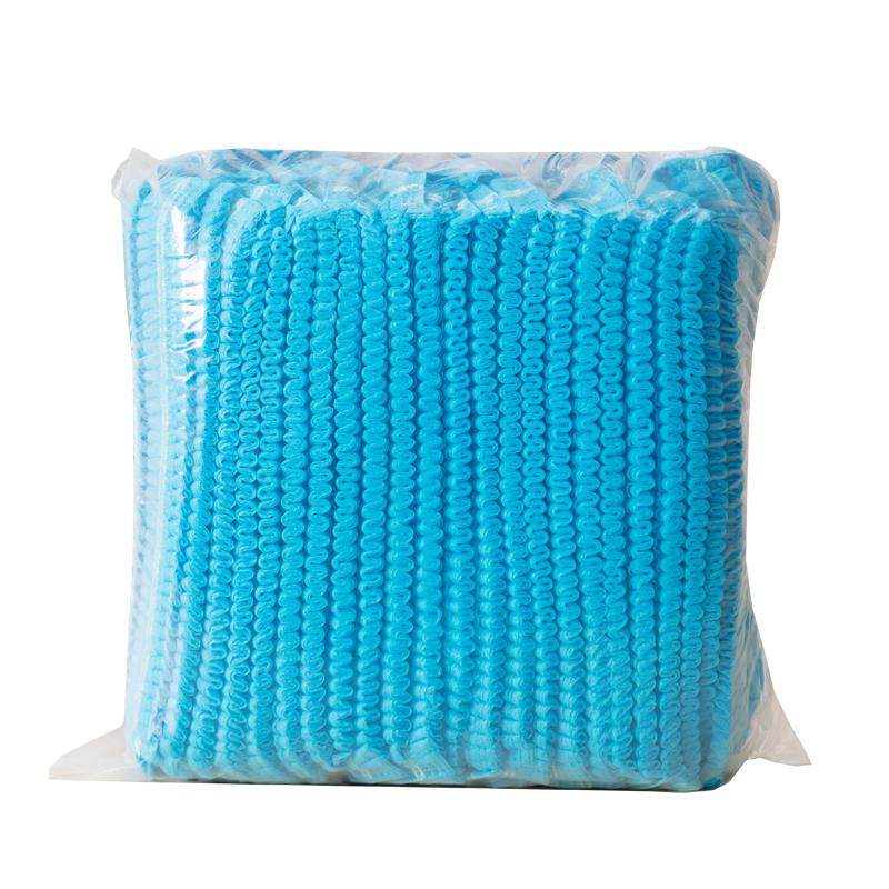 一次性帽子头套无纺布厨师帽油烟防尘卫生食品帽餐饮网帽厨房用帽