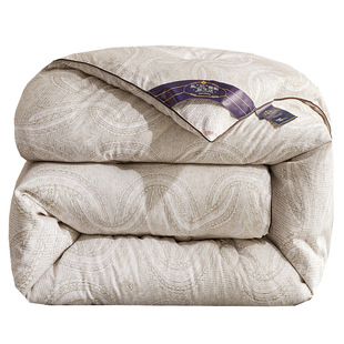 加厚全棉蚕丝被子丝棉被芯保暖冬被双人单人春秋冬季冬天10斤特价