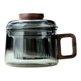 茶杯茶具个人专用喝茶杯子茶水分离玻璃水杯办公室泡茶杯