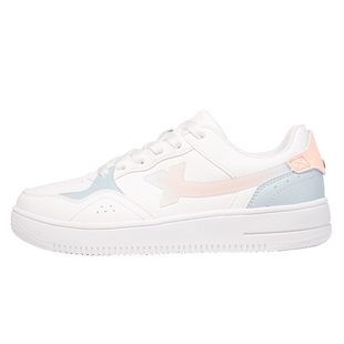 特步女鞋板鞋女白色2026新款小白鞋女款休闲鞋子学生冬季运动鞋女