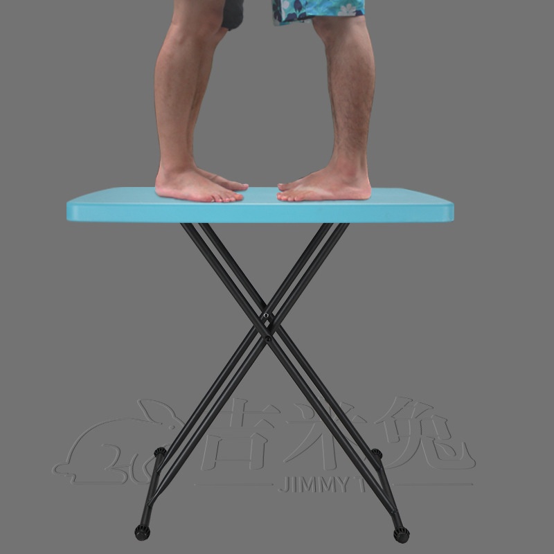 升降折叠桌便携式简易电脑桌儿童小书桌写字床边餐桌塑料桌子户外