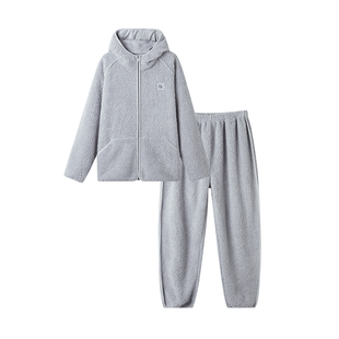 【珊瑚绒家居服】小猪托尼胖童睡衣双面绒男童加绒套装青少年秋冬