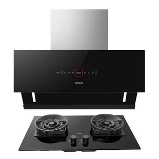 德意油烟机燃气灶套餐套装728T双灶煤气灶厨房家用