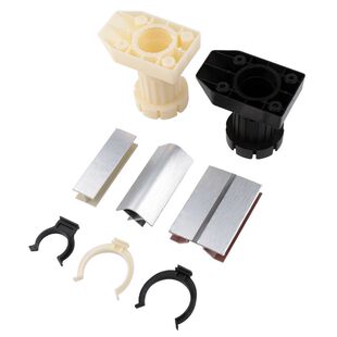 橱柜挡板卡扣踢脚板厨房厨柜踢脚线夹子地脚下面扣板底部固定卡子