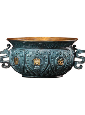 纯铜客厅居家玄关风水聚财工艺品