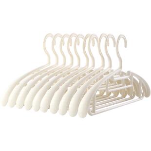 加粗无痕衣架防肩角学生宿舍用加厚晾衣架不起包变形家用衣挂神器