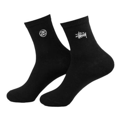 Stussy经典LOGO情侣短袜