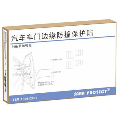 专用于汽车车门边缘 防擦 防撞 TPU保护膜 保护条[SARA PROTECT]