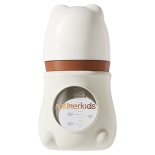 奈挺尔玻璃奶瓶新生婴儿0到-3-6个月新生宝宝防胀气防呛专用奶瓶