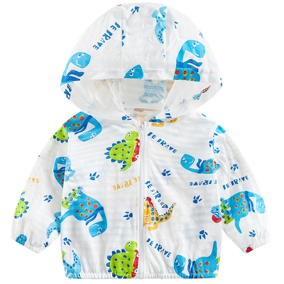 儿童防晒衣纯棉薄款外套夏季