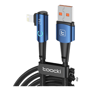 toocki图奇弯头数据线适用iPhone16充电线器14苹果15promax手机17车载加长2米7P冲电8plus闪充PD快充iPad正品