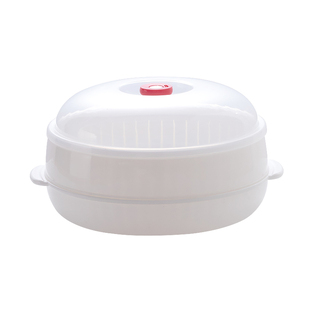 微波炉加热蒸笼专用器皿热馒头热菜神器多功能食品级容器蒸盒饭盒