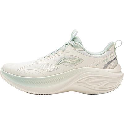 李宁跑步鞋女款减震轻便软底透气鞋子夏季新款厚底增高休闲运动鞋