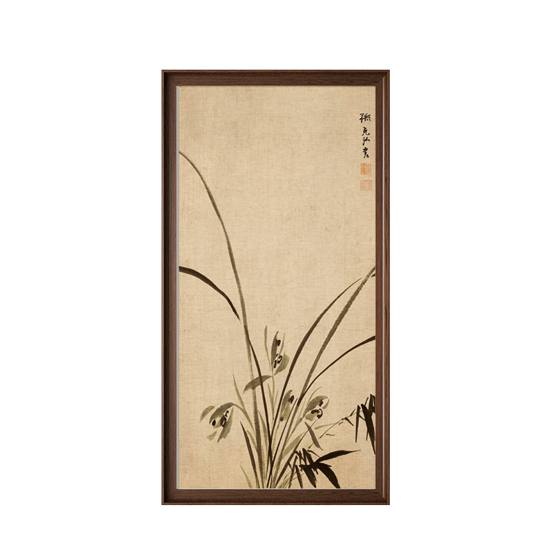 【宋氏美学】兰花图玄关装饰画