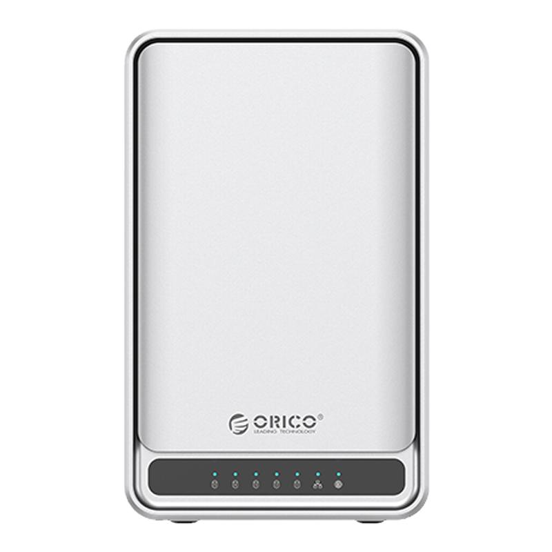 ORICO奥睿科NAS家用家庭存储个人私有云网络存储器局域网共享硬盘盒柜raid阵列办公企业数据备份双盘位五盘位