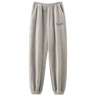 男士珊瑚绒加厚保暖睡裤