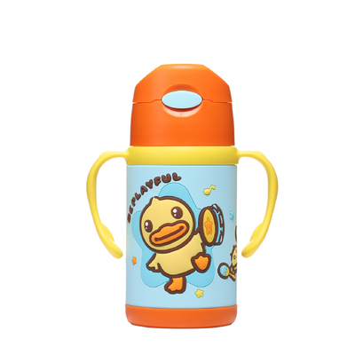 曙曦曙曦300ml双柄软胶保温杯