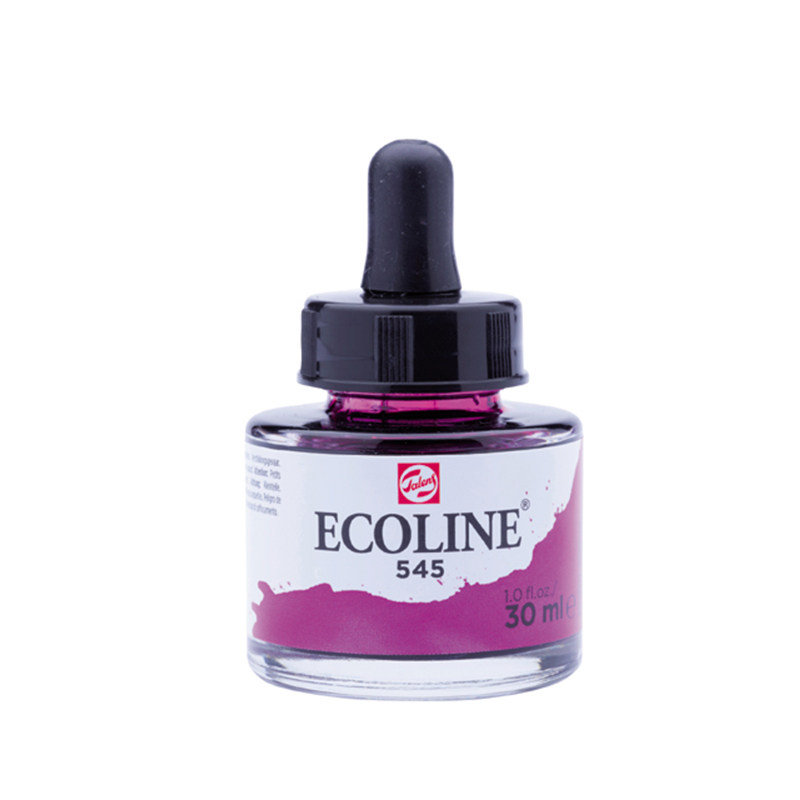 荷兰进口泰伦斯伊考伦Ecoline透明水色液体水彩墨水玻璃瓶 30ML