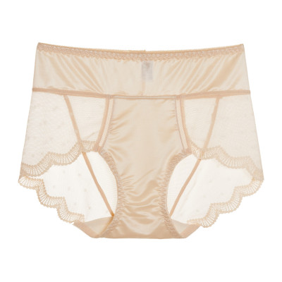 高腰收腹裤收小肚子蕾丝