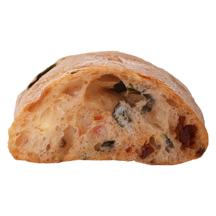 奈时恰巴塔全麦面包--罗勒油浸番茄咸口芝士欧包好吃健康美味代餐