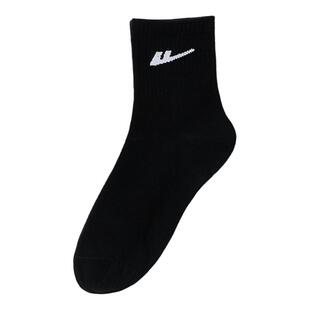 回力袜子男款7A抗菌中筒袜运动纯色棉袜春秋透气吸汗男士四季通用