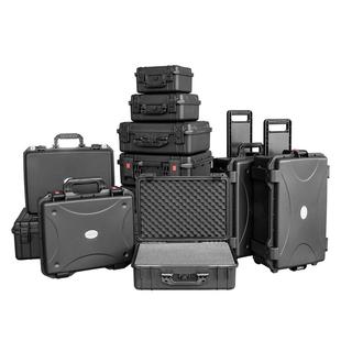 开拓仪器设备安全防护箱防摔防水防潮箱工程塑料手提拉杆工具箱