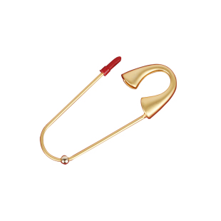 黄金色宝宝别针孕妇婴儿外出平安挂件古法沙金手工红绳胸针243