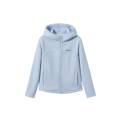 Eayakids童装【暖动衣】校服神器儿童摇粒绒保暖外套连帽运动卫衣