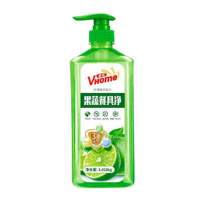 国货品牌威虹餐具蔬果净去油污柠檬香食品级洗洁精冷水速溶清洗