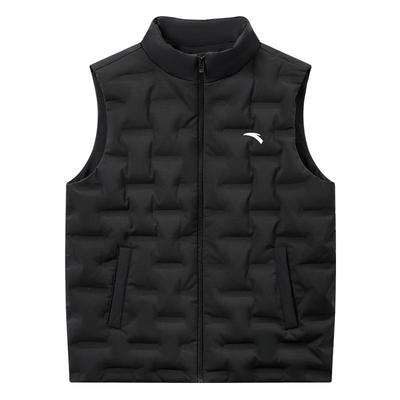 安踏儿童轻薄羽绒马甲保暖防钻绒