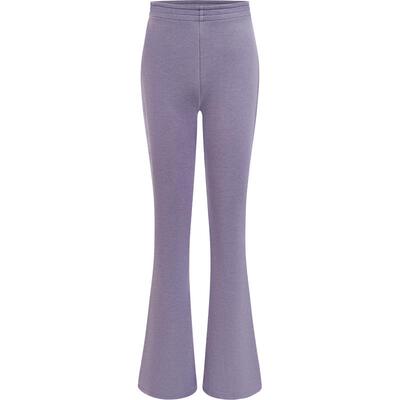 本来BENLAI女士火绒绒保暖抗静电修身喇叭裤25秋季新款BNM650021