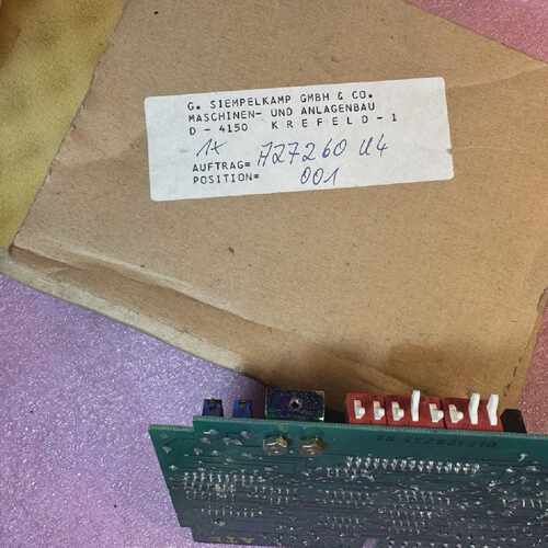 G. SIEMPELKAMP 84B5635G1 BOARD D-4150