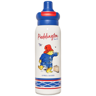 帕丁顿熊儿童保温杯男孩学生上学吸管水壶不锈钢水杯2025新款杯子