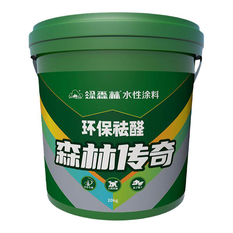 绿森林自刷背景非乳胶20kg硅藻泥