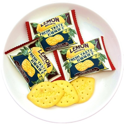 柠檬味饼干散装零食小吃网红食品