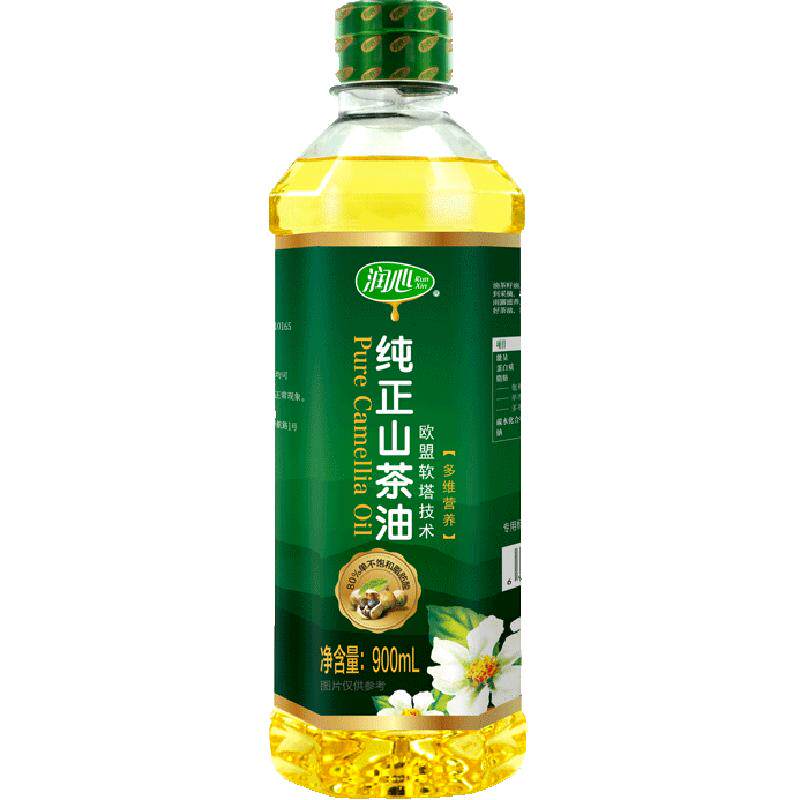 润心山茶油纯正山茶油900ml浸出工艺绿色食品