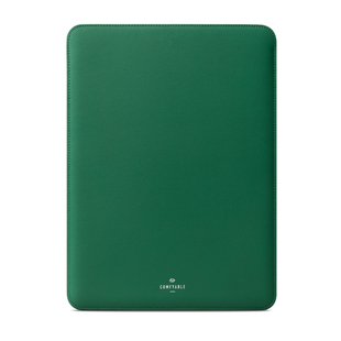 Comfyable牛皮电脑包适用MacbookAir13保护套Pro14英寸M5内胆包绿色